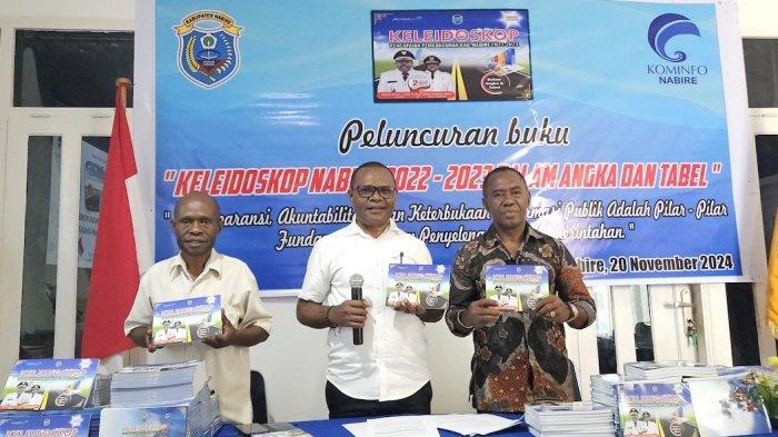 Kominfo Nabire Luncurkan Buku Kaleidoskop Pembangunan 2022–2023, Wujud Transparansi dan Akuntabilitas Publik